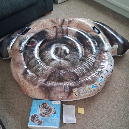 Intex inflatable pug face - intex,