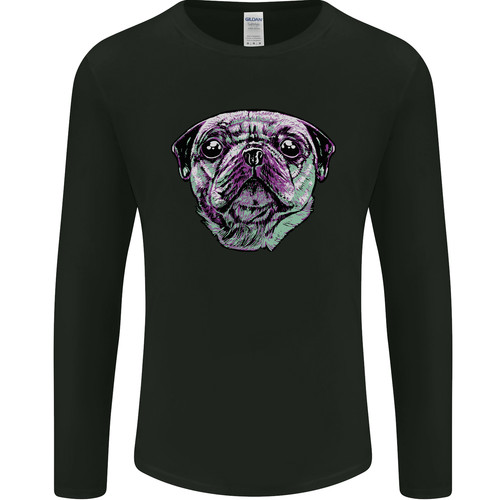 Pug face dog mens - a,