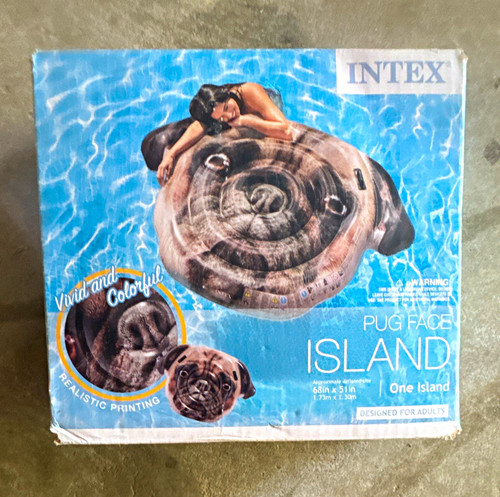 Intex pug face island - intex,