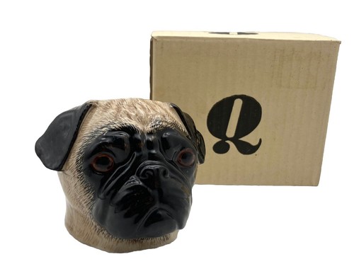 Quail ceramics pug - quail, face