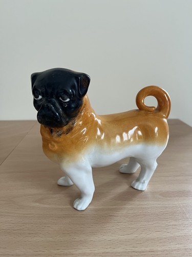 Antique austrian ceramic - austrian, pug