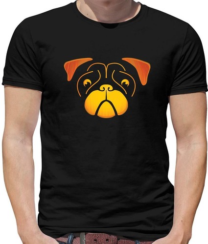 Pug face pumpkin carving mens - pug,