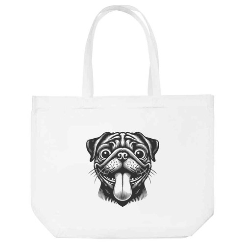 Funny pug face shopping - pug, face'
