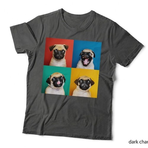 Pug puppy portrait - pug,