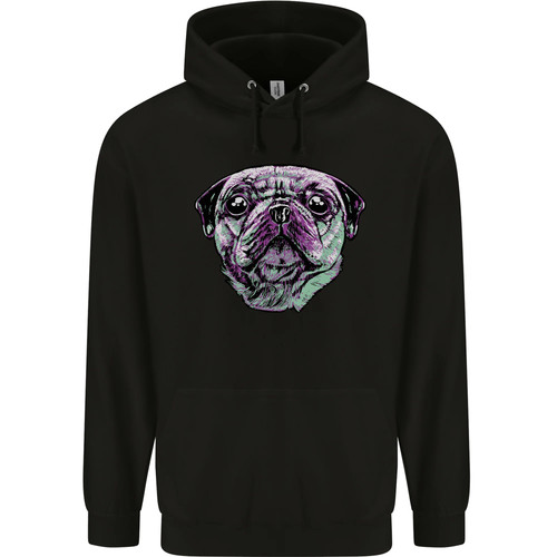 Pug face dog mens - pug, cotton