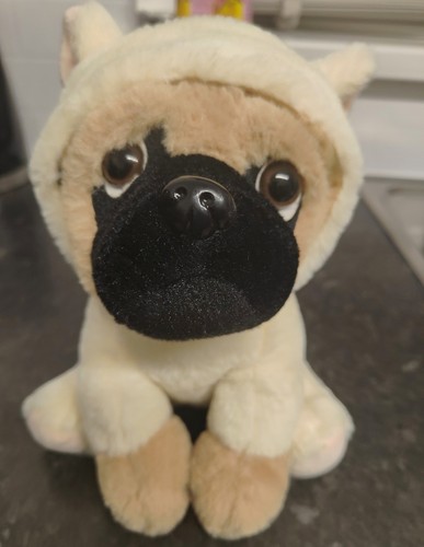 Plush pug dog soft toy - plush,