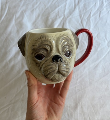 Pug mug dog face novelty - dog,