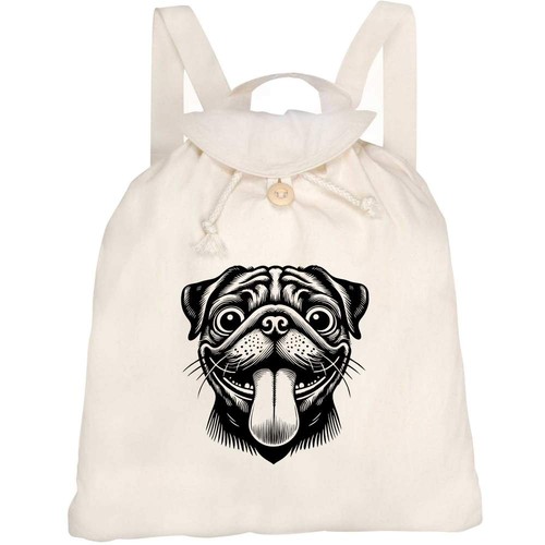 Funny pug face canvas - 'funny,