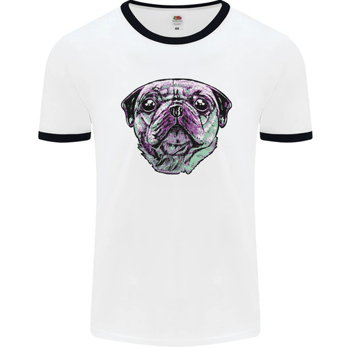 Pug face dog - pug, ringer