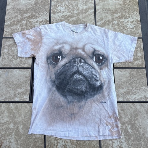 The mountain pug face - mountain, graphic