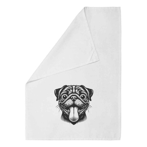 Funny pug face cotton tea - 'funny,