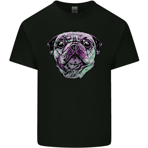 Pug face dog mens light - dog,