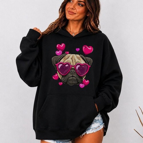 Pug valentines day dog - pug,