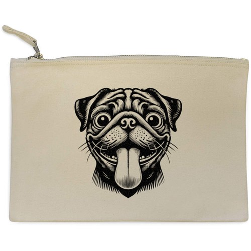 Funny pug face canvas - 'funny,